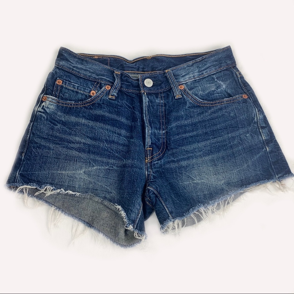 50% OFF LEVI'S 501 Womens Denim Shorts Size 0-W24